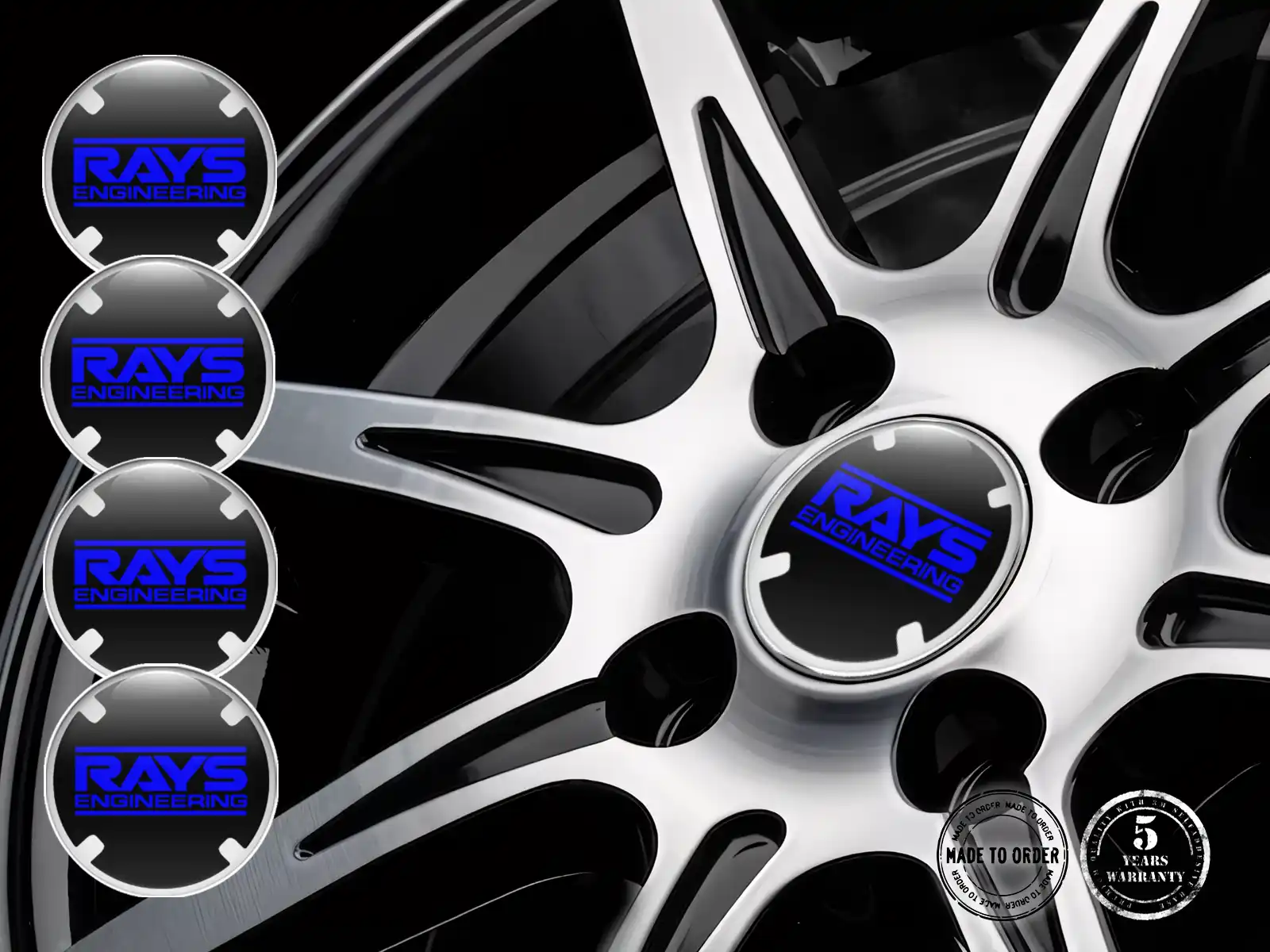 Rays Raddekal Marke Premium-Dome-Labels